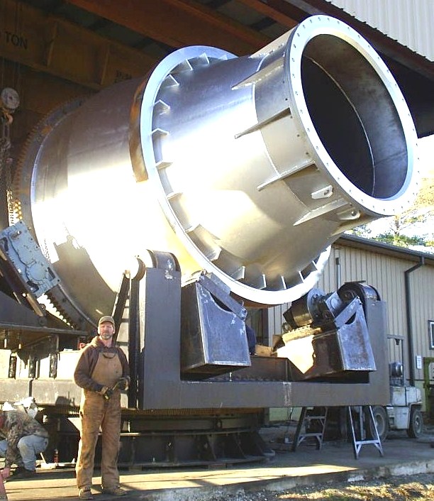 rotary furnace, tilting rotary furnace Alcoa